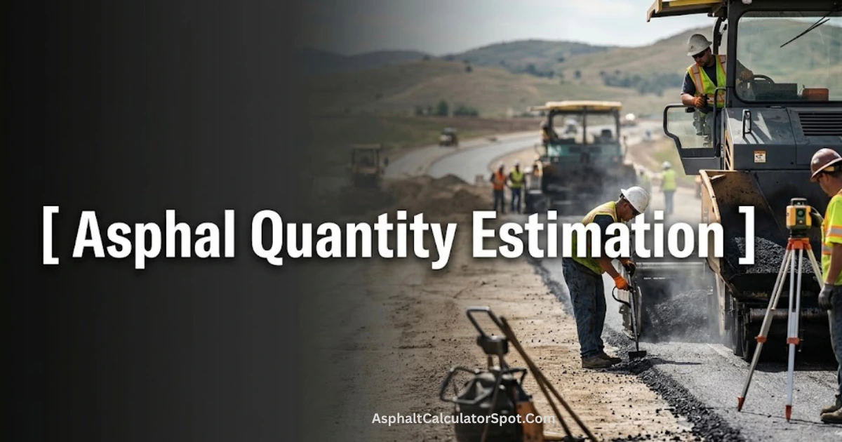 Asphalt Quantity Estimation